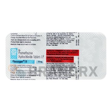 Phenergan 10 mg Abbott Healthcare Pvt. Ltd.